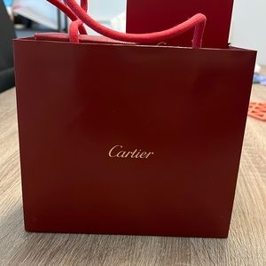 Authentic Cartier bag (paper bag only)